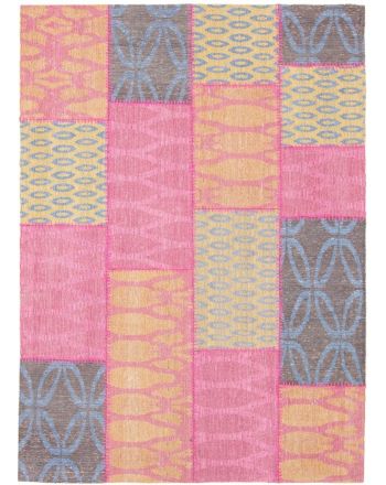 Vloerkleed Plat Geweven Kilim Patchwork