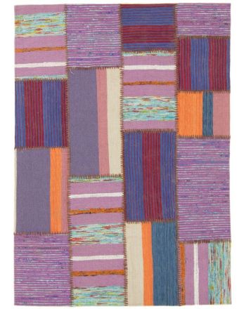 Vloerkleed Plat Geweven Kilim Patchwork