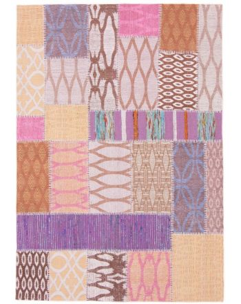 Vloerkleed Plat Geweven Kilim Patchwork