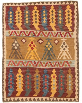 Vloerkleed Plat Geweven Kilim Afghan