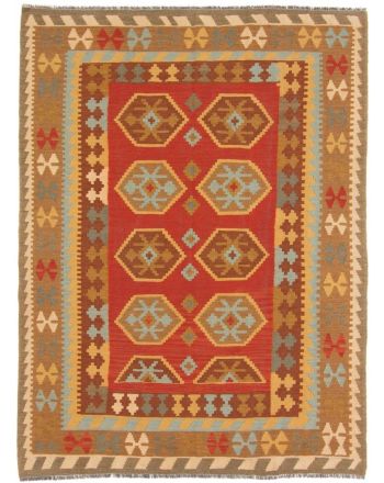 Vloerkleed Plat Geweven Kilim Afghan