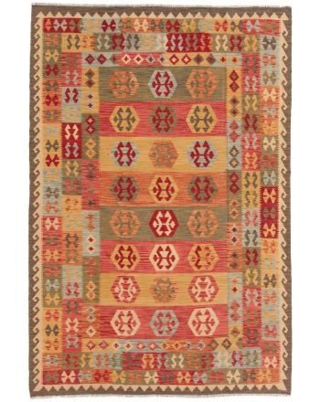 Vloerkleed Plat Geweven Kilim Afghan