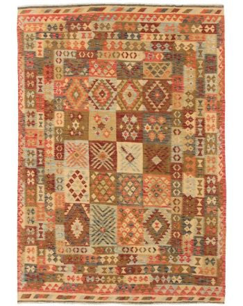 Vloerkleed Plat Geweven Kilim Afghan