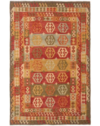 Vloerkleed Plat Geweven Kilim Afghan