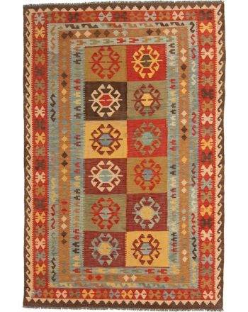 Vloerkleed Plat Geweven Kilim Afghan