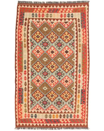 Vloerkleed Plat Geweven Kilim Afghan