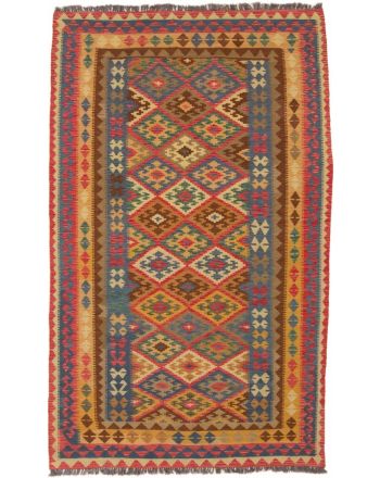 Vloerkleed Plat Geweven Kilim Afghan