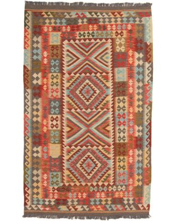 Vloerkleed Plat Geweven Kilim Afghan