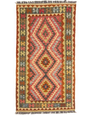 Vloerkleed Plat Geweven Kilim Afghan