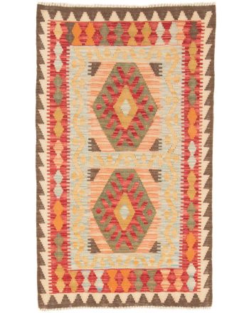 Vloerkleed Plat Geweven Kilim Afghan