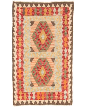 Vloerkleed Plat Geweven Kilim Afghan