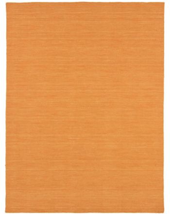 Vloerkleed Plat Geweven Kilim Loom Oranje