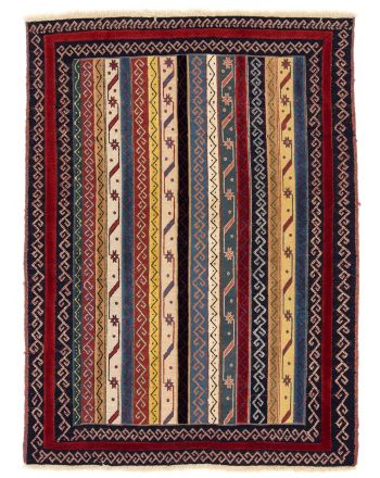 Vloerkleed Plat Geweven Kilim Qashqai