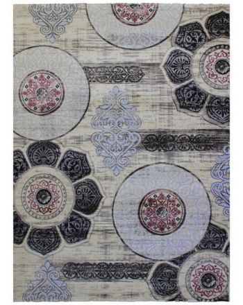 Vloerkleed Mandala Roze