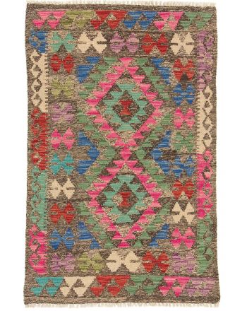 Vloerkleed Plat Geweven Kilim Afghan