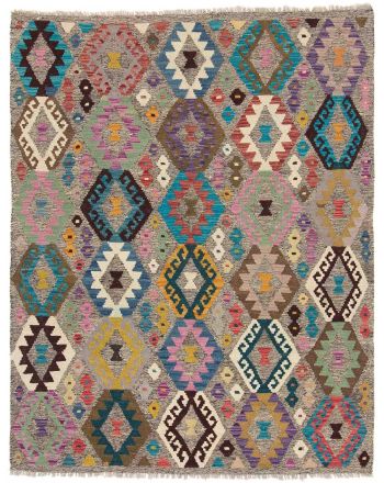 Vloerkleed Plat Geweven Kilim Afghan