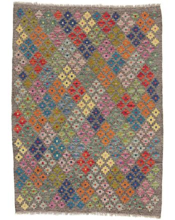 Vloerkleed Plat Geweven Kilim Afghan