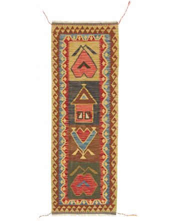 Vloerkleed Plat Geweven Kilim Afghan