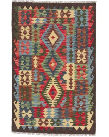 Vloerkleed Plat Geweven Kilim Afghan