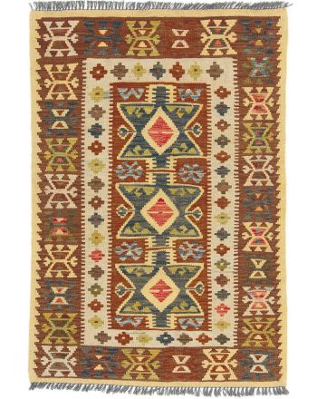 Vloerkleed Plat Geweven Kilim Afghan