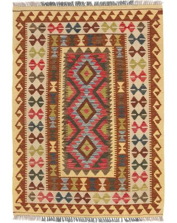 Vloerkleed Plat Geweven Kilim Afghan