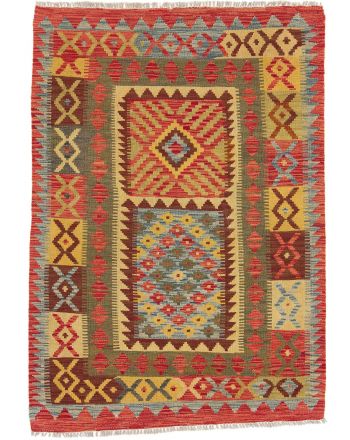 Vloerkleed Plat Geweven Kilim Afghan