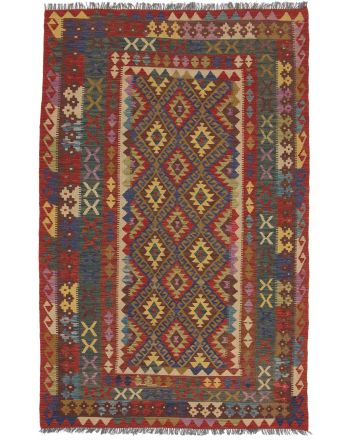 Vloerkleed Plat Geweven Kilim Afghan