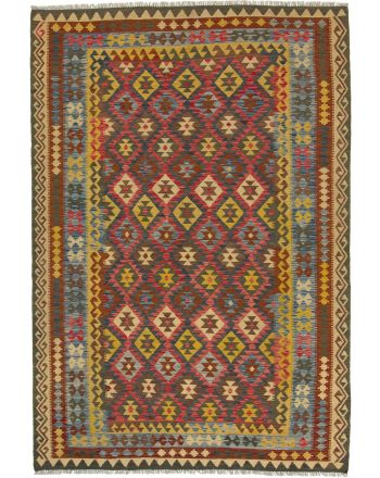 Vloerkleed Plat Geweven Kilim Afghan