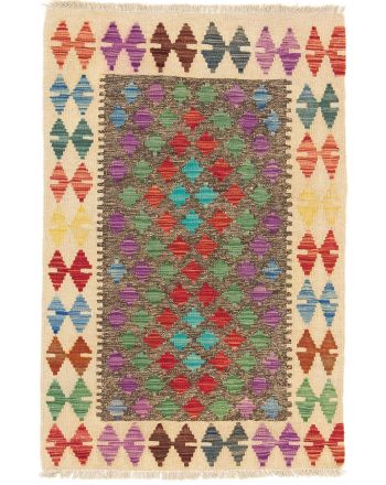 Vloerkleed Plat Geweven Kilim Afghan