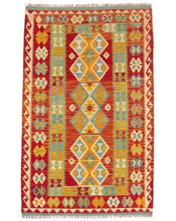 Vloerkleed Plat Geweven Kilim Afghan