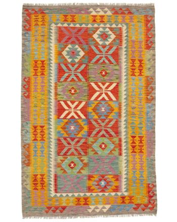 Vloerkleed Plat Geweven Kilim Afghan