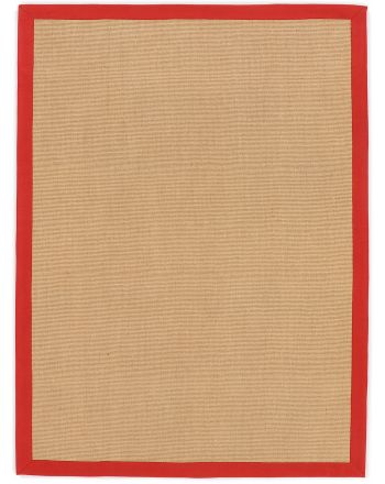 Vloerkleed Sisal Rood