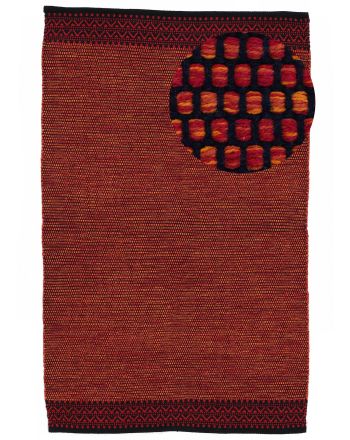 Vloerkleed Plat Geweven Kilim Mia Rood