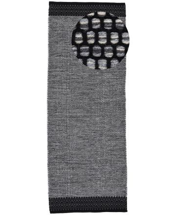 Vloerkleed Plat Geweven Kilim Mia Loper Grijs
