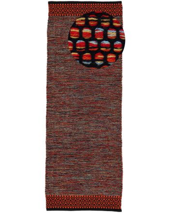 Vloerkleed Plat Geweven Kilim Mia Loper Oranje