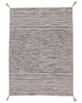 Vloerkleed Plat Geweven Kilim Azizi Beige