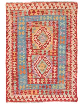 Vloerkleed Plat Geweven Kilim Afghan