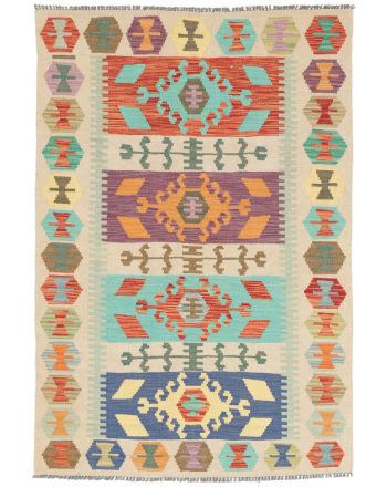 Vloerkleed Plat Geweven Kilim Afghan