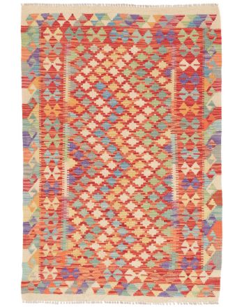 Vloerkleed Plat Geweven Kilim Afghan