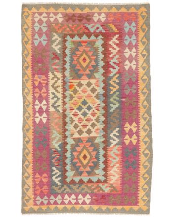 Vloerkleed Plat Geweven Kilim Afghan