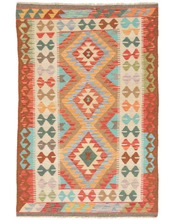 Vloerkleed Plat Geweven Kilim Afghan