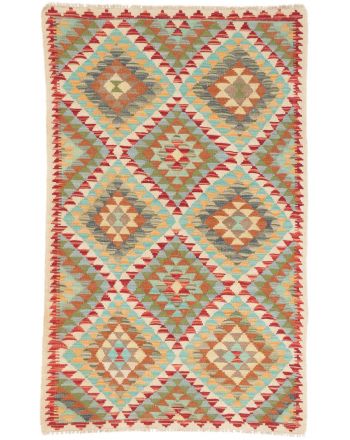 Vloerkleed Plat Geweven Kilim Afghan