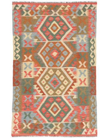 Vloerkleed Plat Geweven Kilim Afghan