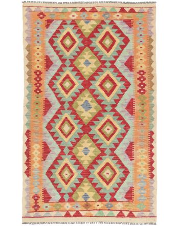 Vloerkleed Plat Geweven Kilim Afghan