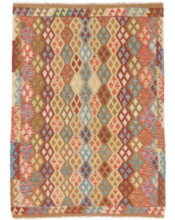 Vloerkleed Plat Geweven Kilim Afghan