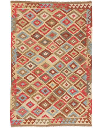 Vloerkleed Plat Geweven Kilim Afghan