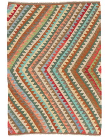Vloerkleed Plat Geweven Kilim Afghan