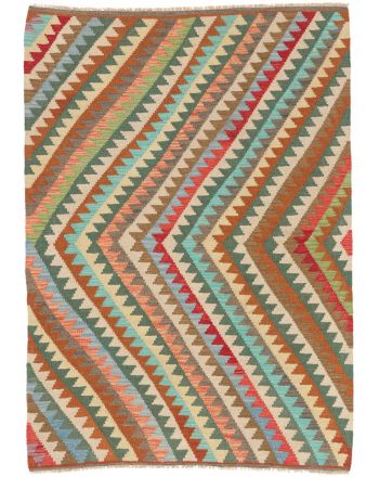 Vloerkleed Plat Geweven Kilim Afghan