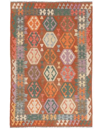 Vloerkleed Plat Geweven Kilim Afghan