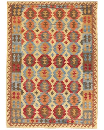 Vloerkleed Plat Geweven Kilim Afghan